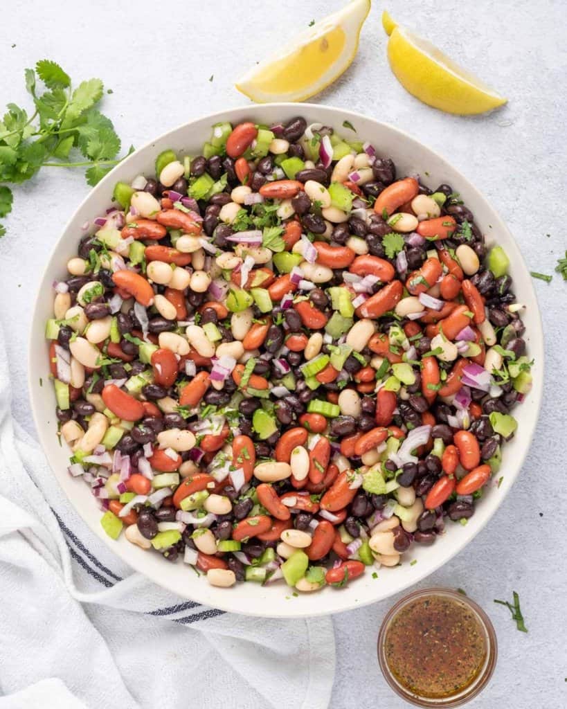 EASY THREE BEAN SALAD RECIPE - Dr. Riitu Kashyap