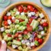 EASY CHICKPEA FETA SALAD